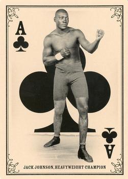 2013 Panini Golden Age - Playing Cards #A♣ Jack Johnson Front