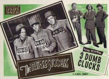 2013 Panini Golden Age - The Three Stooges #7 3 Dumb Clucks Front