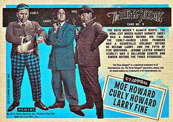 2013 Panini Golden Age - The Three Stooges #9 The Three Stooges Back