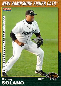 2004 Choice New Hampshire Fisher Cats #07 Danny Solano Front