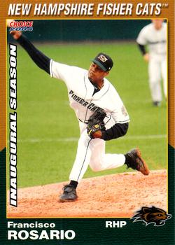 2004 Choice New Hampshire Fisher Cats #11 Francisco Rosario Front