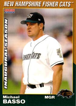 2004 Choice New Hampshire Fisher Cats #28 Mike Basso Front