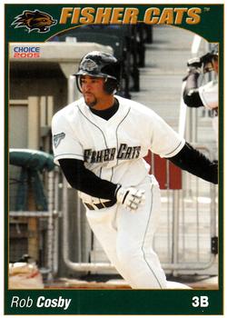 2005 Choice New Hampshire Fisher Cats #9 Rob Cosby Front