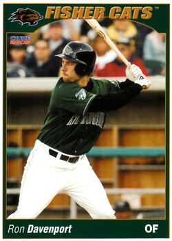 2005 Choice New Hampshire Fisher Cats #10 Ron Davenport Front