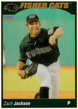 2005 Choice New Hampshire Fisher Cats #15 Zach Jackson Front