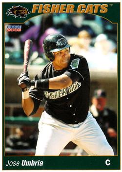 2005 Choice New Hampshire Fisher Cats #27 Jose Umbria Front