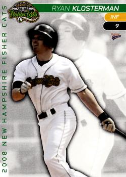 2008 MultiAd New Hampshire Fisher Cats #4 Ryan Klosterman Front