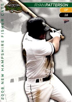 2008 MultiAd New Hampshire Fisher Cats #9 Ryan Patterson Front