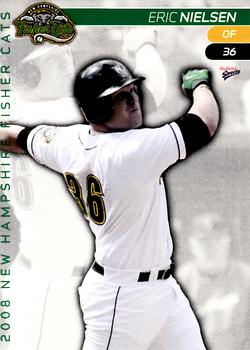 2008 MultiAd New Hampshire Fisher Cats #19 Eric Nielsen Front