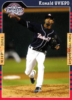 2011 Grandstand New Hampshire Fisher Cats #NNO Ronald Uviedo Front