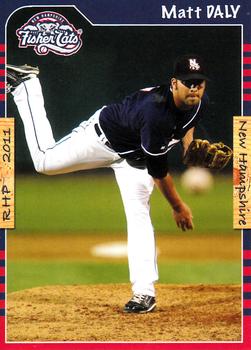 2011 Grandstand New Hampshire Fisher Cats #NNO Matt Daly Front