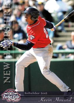 2012 Grandstand New Hampshire Fisher Cats #13 Kevin Howard Front