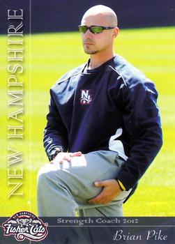 2012 Grandstand New Hampshire Fisher Cats #29 Brian Pike Front