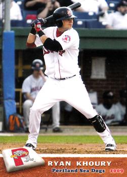 2009 Grandstand Portland Sea Dogs #NNO Ryan Khoury Front
