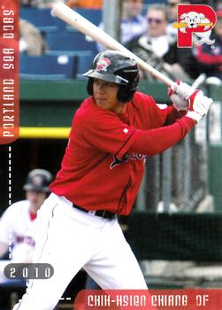 2010 Grandstand Portland Sea Dogs #NNO Chih-Hsien Chiang Front
