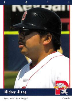 2011 Grandstand Portland Sea Dogs #NNO Mickey Jiang Front