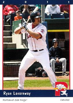 2011 Grandstand Portland Sea Dogs #NNO Ryan Lavarnway Front