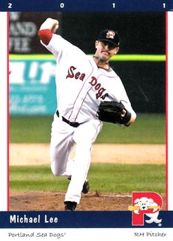 2011 Grandstand Portland Sea Dogs #NNO Michael Lee Front