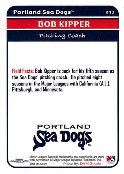 2012 Grandstand Portland Sea Dogs #NNO Bob Kipper Back