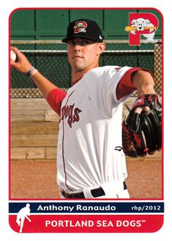 2012 Grandstand Portland Sea Dogs #NNO Anthony Ranaudo Front
