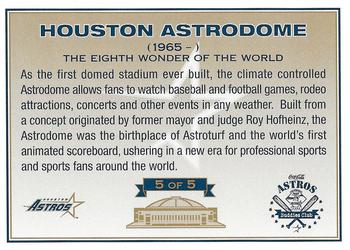 1999 Houston Astros Buddies #5 Houston Astrodome Back