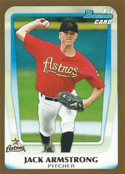 2011 Bowman Draft Picks & Prospects - Prospects Gold #BDPP4 Jack Armstrong Front