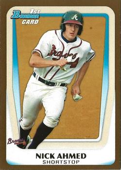 2011 Bowman Draft Picks & Prospects - Prospects Gold #BDPP75 Nick Ahmed Front
