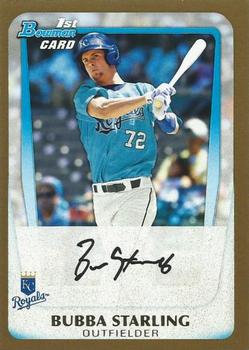 2011 Bowman Draft Picks & Prospects - Prospects Gold #BDPP82 Bubba Starling Front