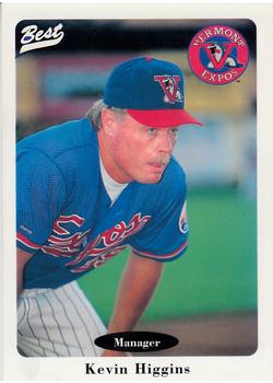 1996 Best Vermont Expos #1 Kevin Higgins Front