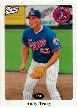 1996 Best Vermont Expos #28 Andy Tracy Front