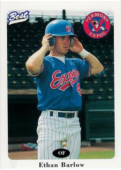1996 Best Vermont Expos #8 Ethan Barlow Front