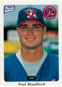 1996 Best Vermont Expos #9 Paul Blandford Front