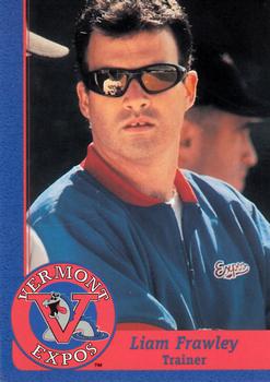 1998 Vermont Expos #4 Liam Frawley Front