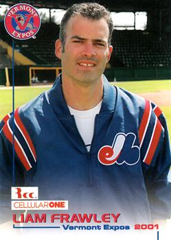 2001 Grandstand Vermont Expos #NNO Liam Frawley Front