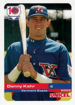 2003 Grandstand Vermont Expos #NNO Danny Kahr Front