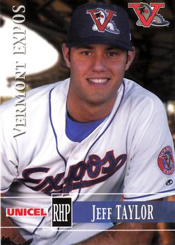 2005 Grandstand Vermont Expos #NNO Jeff Taylor Front