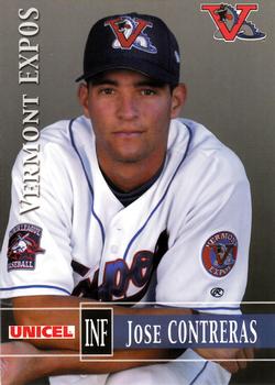 2005 Grandstand Vermont Expos #NNO Jose Contreras Front