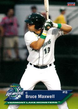 2012 Choice Vermont Lake Monsters #17 Bruce Maxwell Front