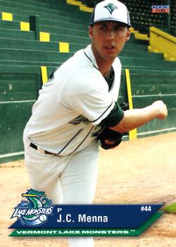 2012 Choice Vermont Lake Monsters #18 J.C. Menna Front