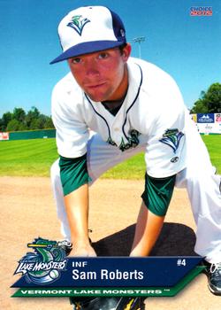 2012 Choice Vermont Lake Monsters #23 Sam Roberts Front