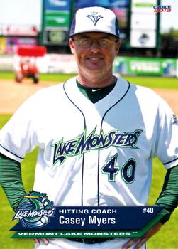 2012 Choice Vermont Lake Monsters #34 Casey Myers Front