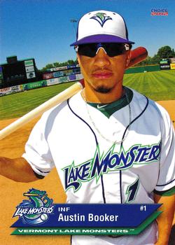 2012 Choice Vermont Lake Monsters #3 Austin Booker Front