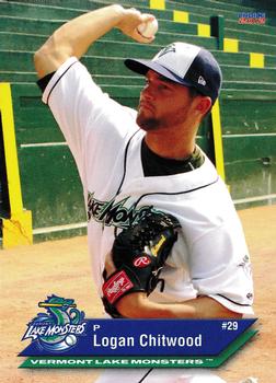 2012 Choice Vermont Lake Monsters #5 Logan Chitwood Front