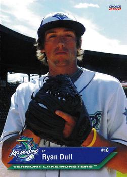 2012 Choice Vermont Lake Monsters #6 Ryan Dull Front