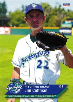 2012 Choice Vermont Lake Monsters #35 Jim Coffman Front