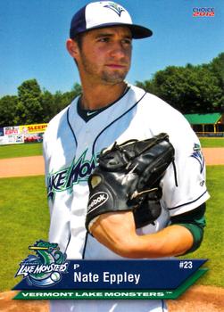 2012 Choice Vermont Lake Monsters #7 Nate Eppley Front