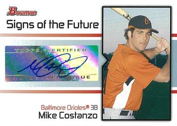 2008 Bowman - Signs of the Future #SOF-MC Mike Costanzo Front