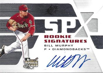 2008 SPx - Rookie Signatures Silver #101 Bill Murphy Front