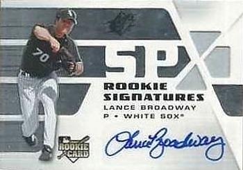 2008 SPx - Rookie Signatures Silver #108 Lance Broadway Front