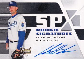 2008 SPx - Rookie Signatures Silver #121 Luke Hochevar Front